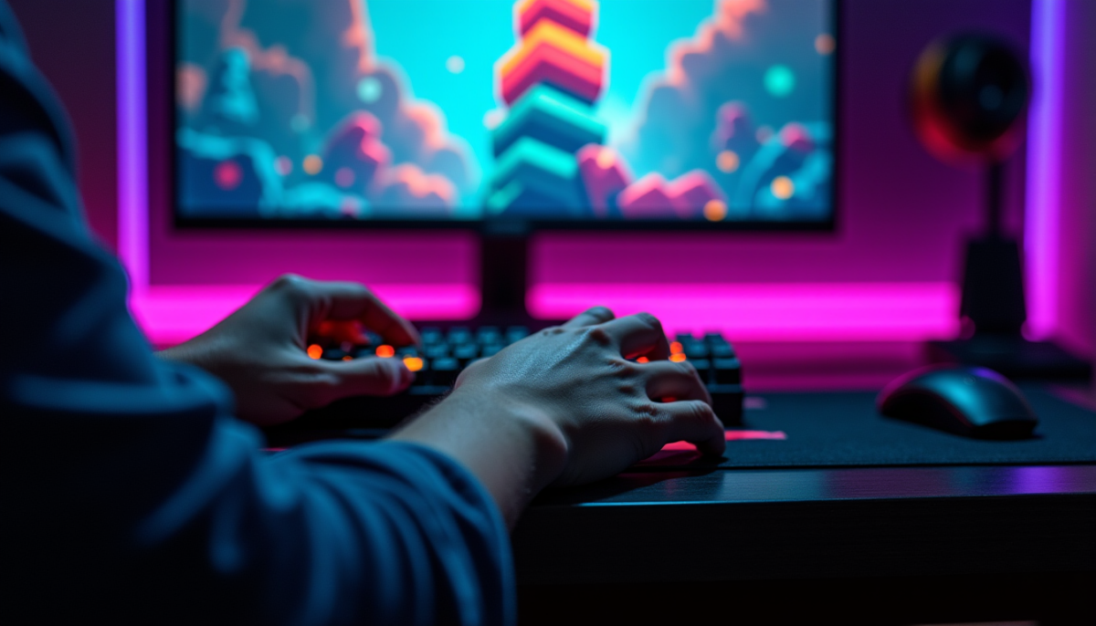 Tower Dash change les crash games : empilement de blocs contre timing pur
